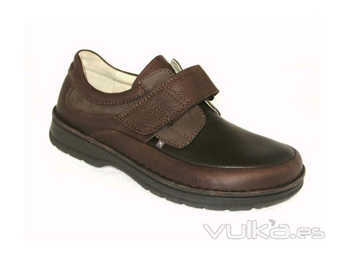 X sensible-zapatos cmodos hombre-duke velcro-calzado elstico.