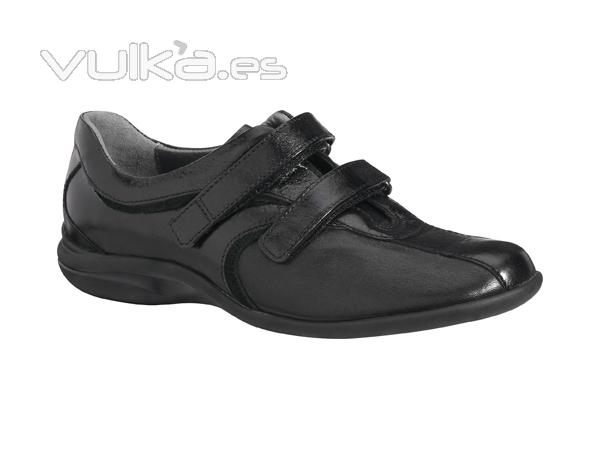 Xsensible-zapatos cmodos mujer-caracas-zapato elstico con velcros.