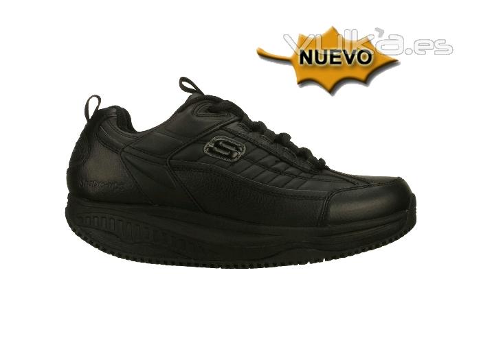 Skechers shape ups work-zapatos cmodos hombre-76848 B