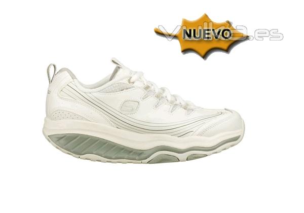 skechers shape ups hombre beige