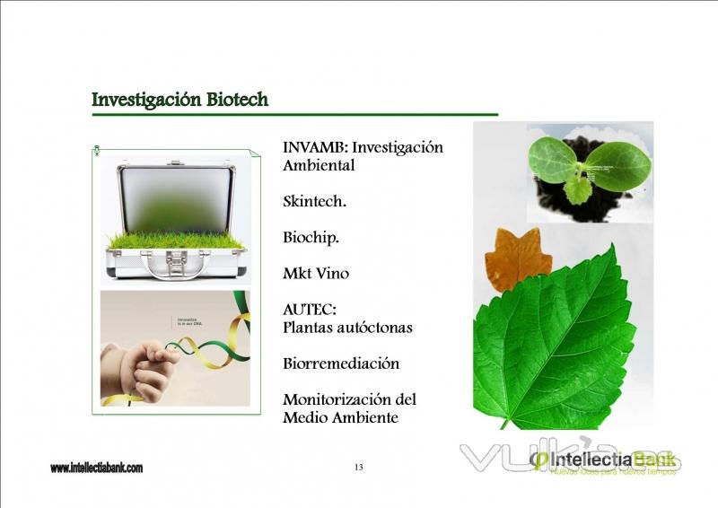 INVESTIGACION BIOTECH EN INTELLECTIA BANK