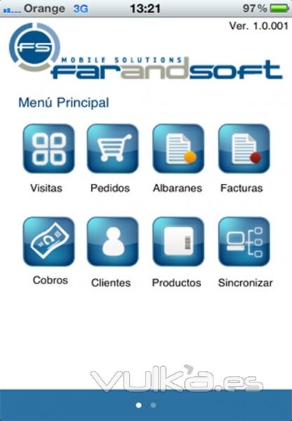 Gestión comercial preventa y autoventa para iPhone  - Gestión comercial OrdersCE