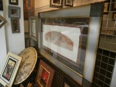 Grabado original de jose holguera - escaparate kanya enmarcacion