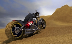 Diseño 3D zaragoza. Harley Davidson