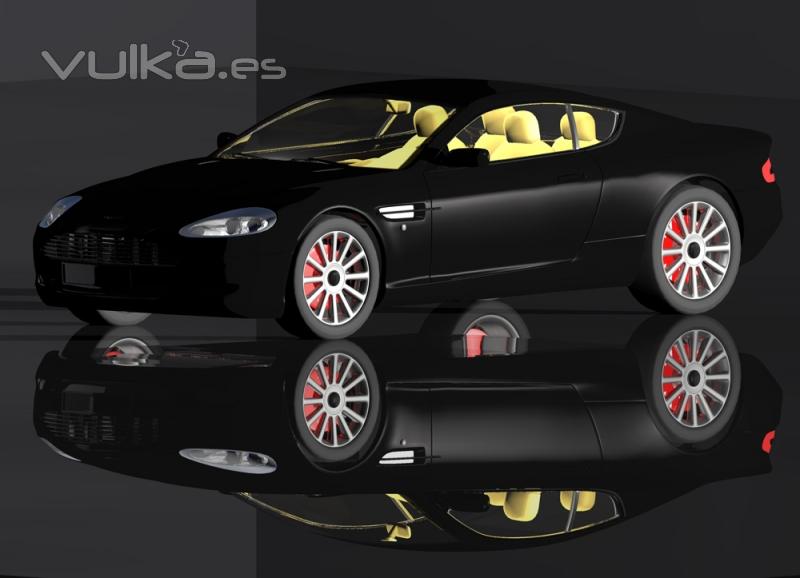 Diseo 3D zaragoza. Aston Martin DB9