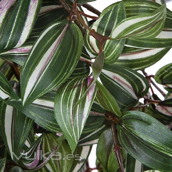 Plantas colgantes artificiales. Planta artificial colgante tradescantia en lallimona.com (detalle 2)