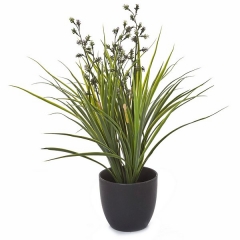 Plantas artificiales con flores. planta artificial moutain grass lavanda en lallimona.com