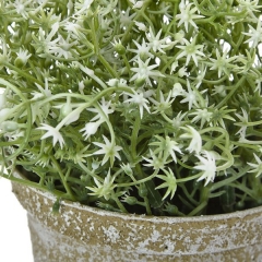 Plantas artificiales con flores. planta artificial flor nebulosa mini crema 15 en lallimona.com (1)