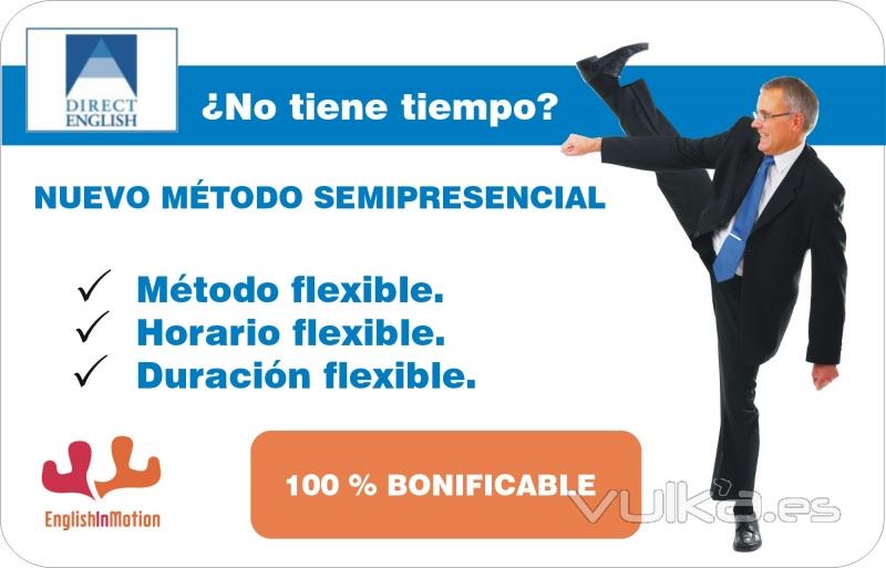 MÉTODO SEMIPRESENCIAL DIRECT ENGLISH. También inglés por teléfono!