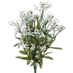 Flores artificiales relleno flores paniculata blancas en lallimonacom