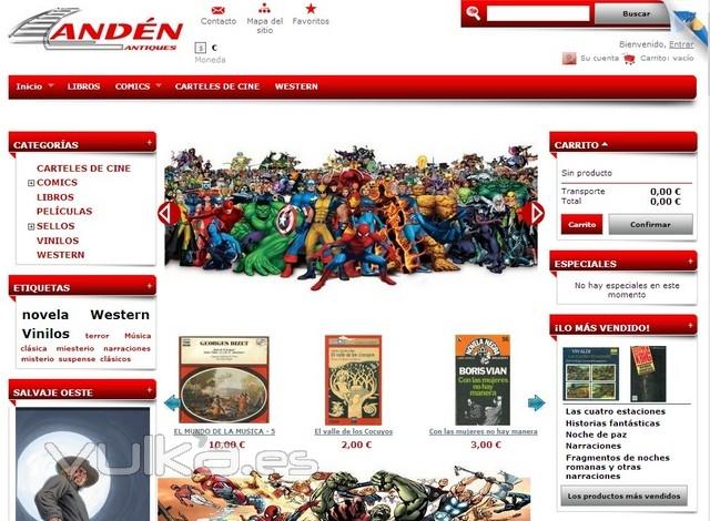 Tienda On-line de libros de segunda mano y antiguedades