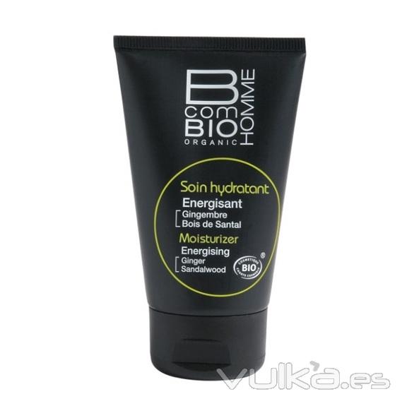 Crema hidratante energizante Hombre certificado BIO 