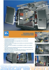 Equipamiento interior de furgonetas