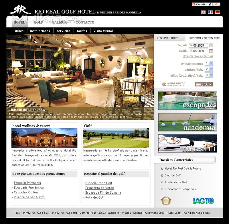 Diseo Web Rio Real Golf Hotel - Marbella