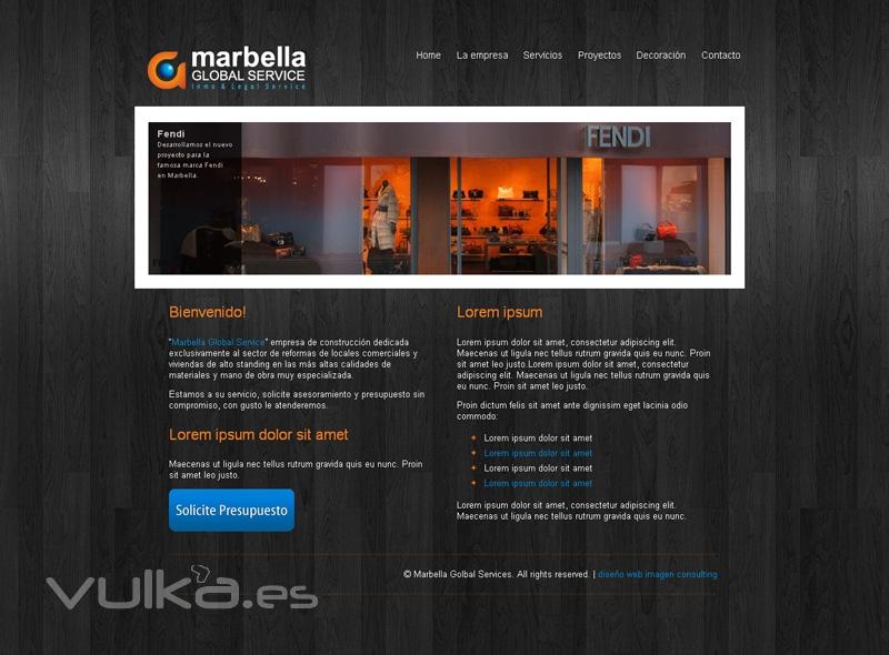 Diseo Web Marbella Global Service - Puerto Banus