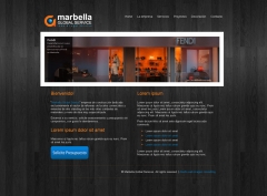 Diseno web marbella global service - puerto banus