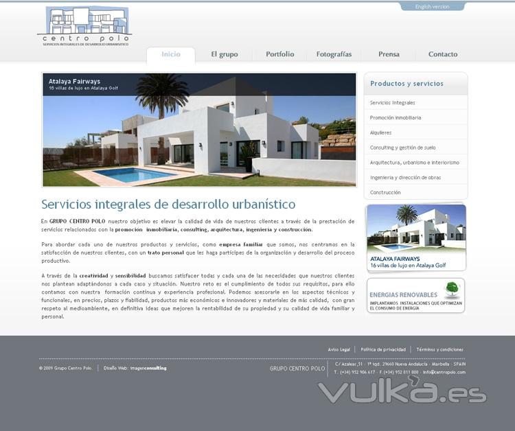 Diseño Web Grupo Centro Polo - Puerto Banus