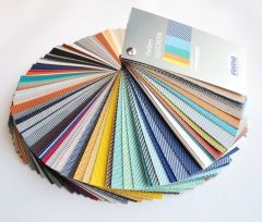 Gama de colores para textiles de proteccion solar
