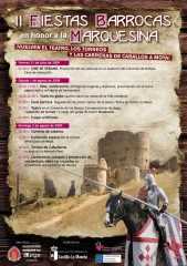 Cartel de las fiestas de la marquesina en moya (cuenca)