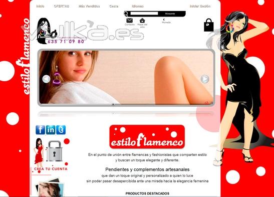 Tienda on-line de bisutera y tocados www.estiloflamenco.es