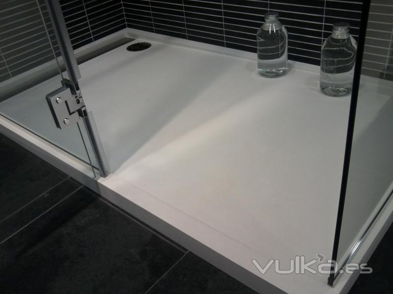 platos de ducha a medida en Krion de Porcelanosa