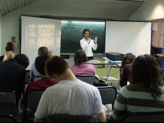 Classes at the madrid campus are small and interactive.