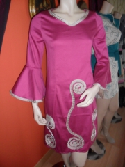 Vestido granada coleccion de cannelle diseno