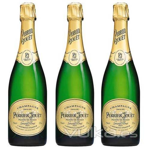 Champagne Perrier Jouët Grand Brut. Lote mínimo 3 cajas de 6 botellas. Desde 144,00  EUR la caja