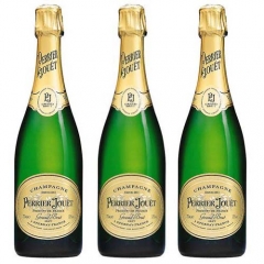 Champagne perrier jout grand brut. lote mnimo 3 cajas de 6 botellas. desde 144,00  eur la caja