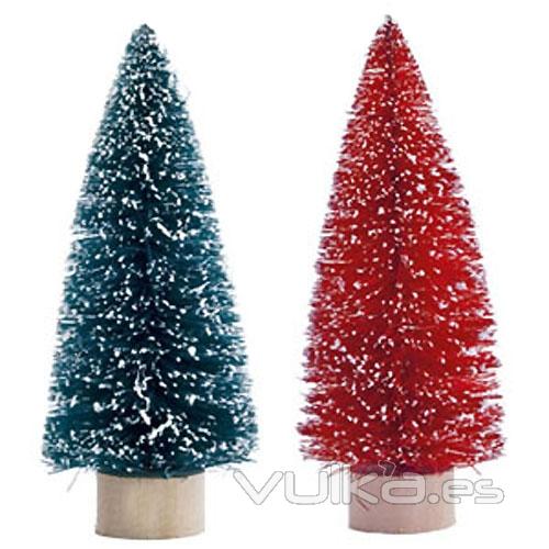 Arbol de navidad mini, hojas acrílicas. Personalizable a 1 color . Ref. AZKNV13