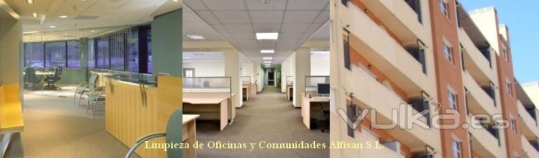 Limpieza de comunidades y oficinas