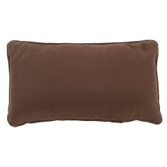 Hogar textil cojin living chocolate rectangular 25x45 en lallimonacom
