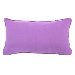 Hogar textil. cojin living violeta rectangular 25x45 en lallimona.com