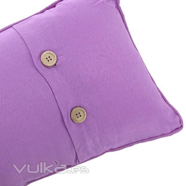 Hogar textil. Cojin living violeta rectangular 25x45 en lallimona.com (1)