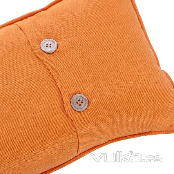 Hogar textil. Cojin living naranja rectangular 25x45 en lallimona.com (1)