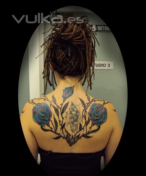calaveras y rosas