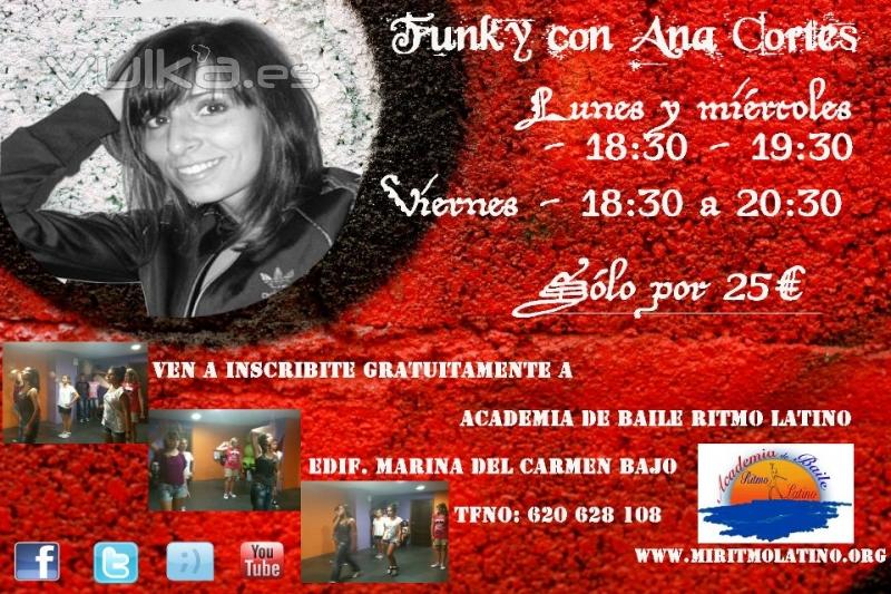 Clases de Funky en Academia Ritmo Latino