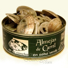 Almejas en su concha con salsa verde   wwwrincondelgallegocom