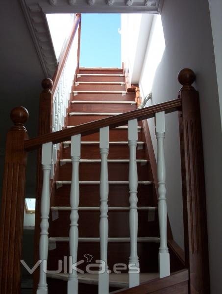 escalera de tramos rectos