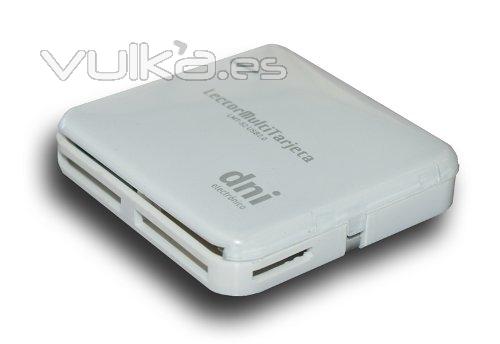 Lector multitarjeta LMT52 Externo USB -Tarjeta SIM, micro sd, tarjeta chip, tarjeta de memoria, DNIe