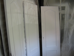 Puertas lacadas con esmalte laca blanco