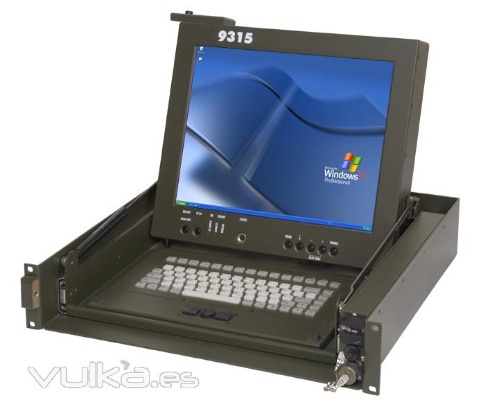 Aqeri 9315. KVM console para aplicaciones militares