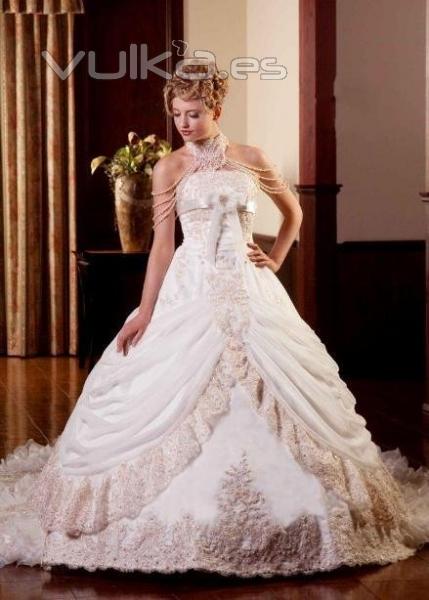 Espectacular vestido novia princesa
