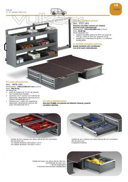 EQUIPAMIENTOS DE FURGONETAS