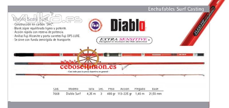 www.ceboseltimon.es - NOVEDAD 2012 CAA ABU GARCIA DIABLO SENSI SURF 4.25MT