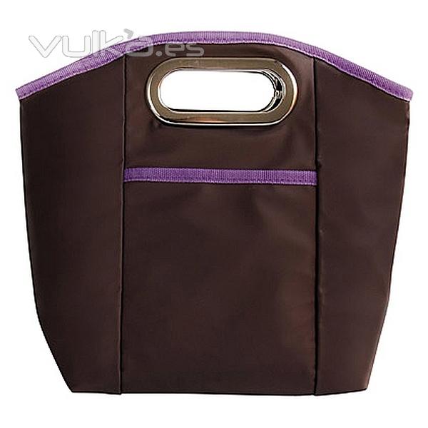 Bolsa termica Lady lunchBox chocolate lila en lallimona.com