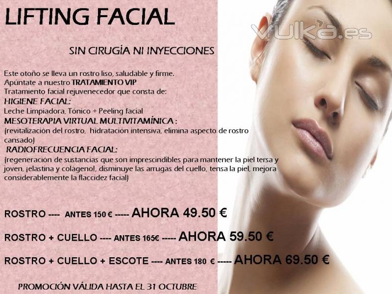 LIFTING FACIAL SIN CIRUGA NI INYECCIONES