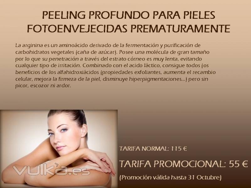 PEELING MDICO PARA PIELES ENVEJECIDAS PREMATURAMENTE