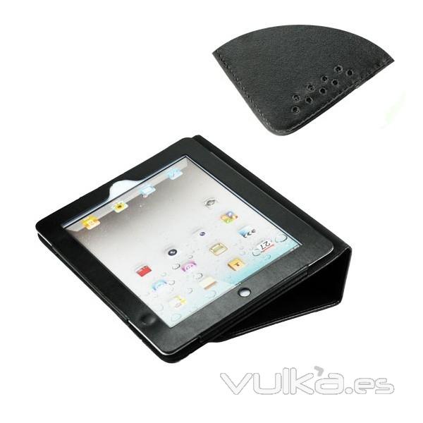 La nueva funda de cuero iPad  2 un elegante diseo y cmodo con el que podrs transportar tu tablet.