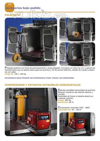 EQUIPAMIENTO DE FURGONETAS